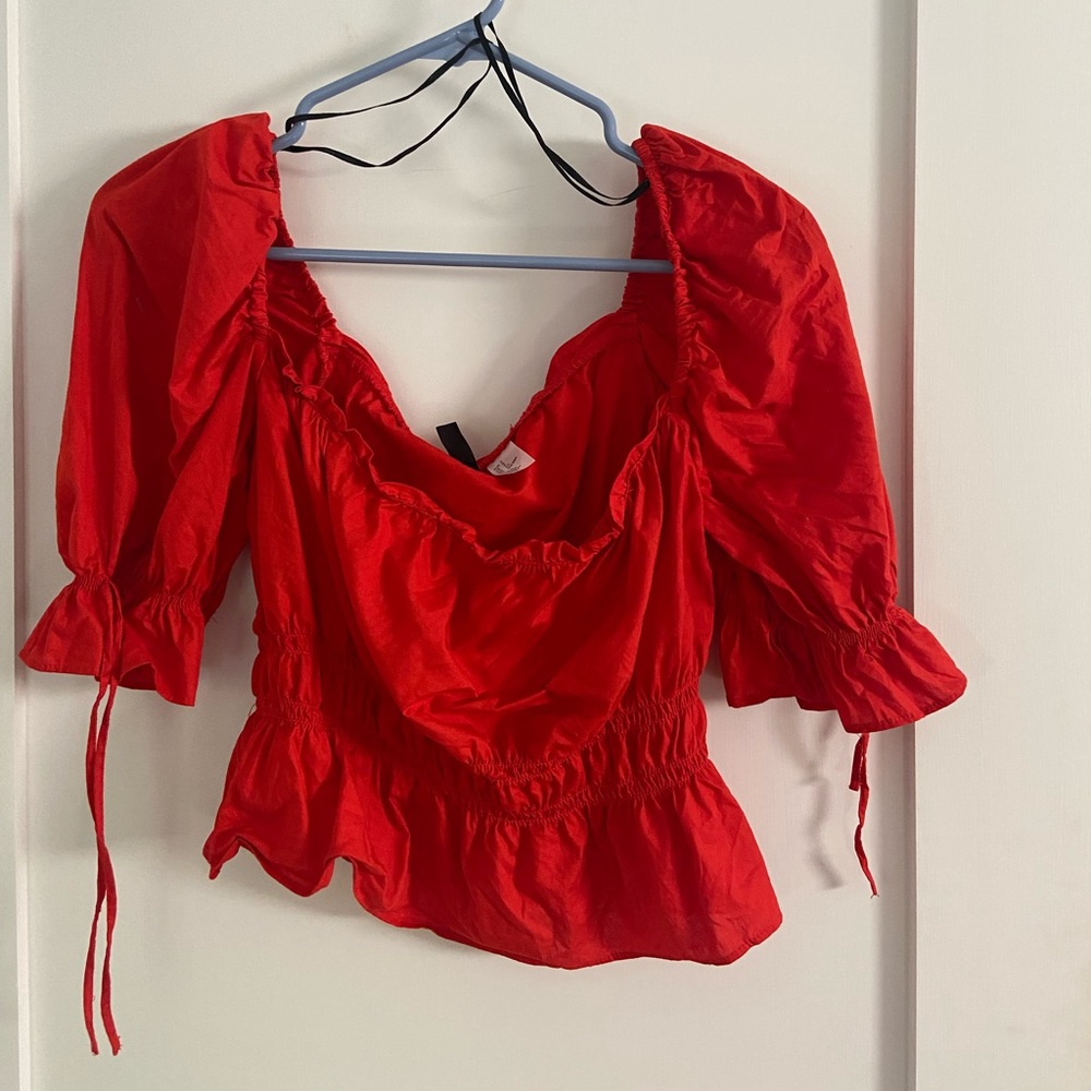 H&M puff sleeve top